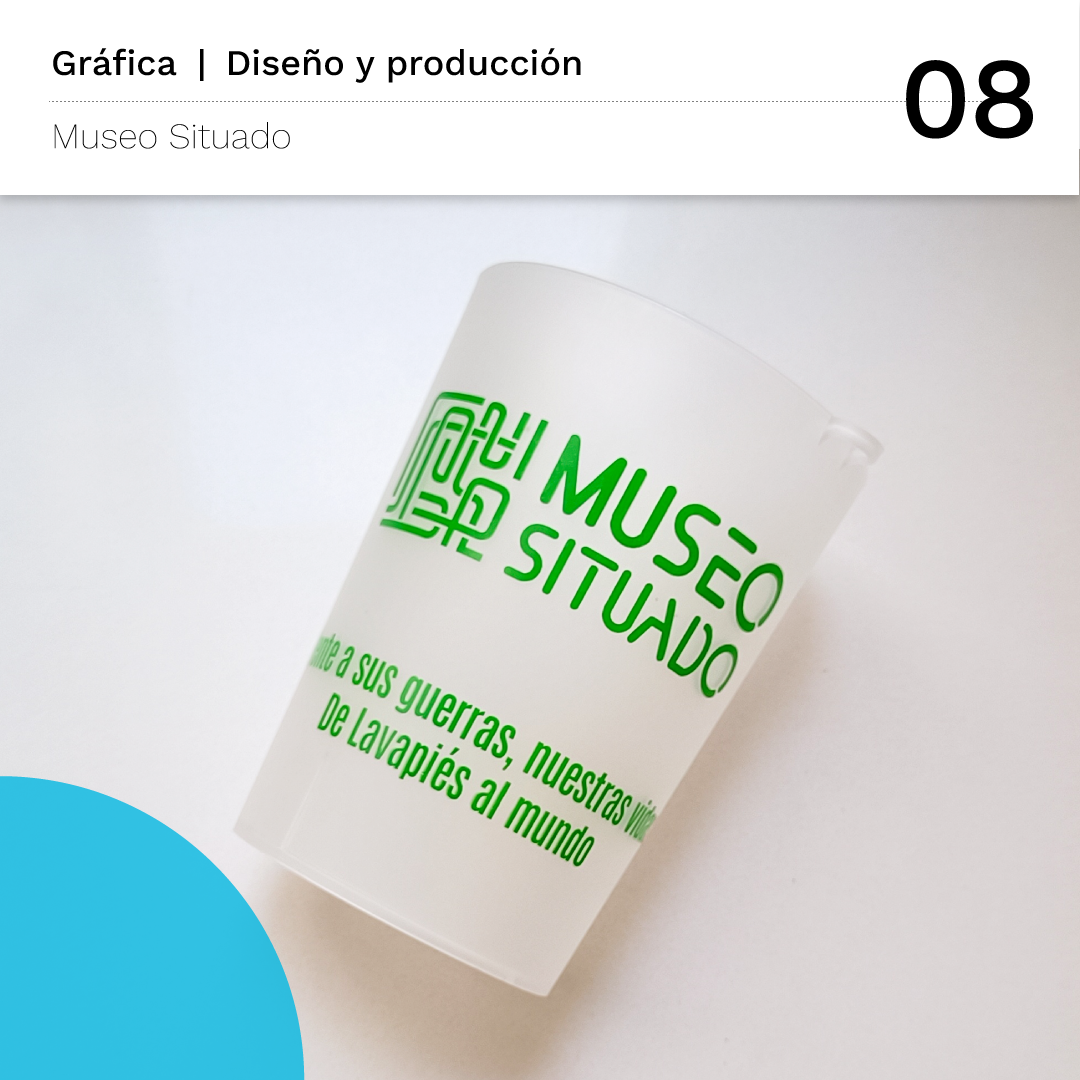 Diseño y producción de vasos reutilizables serigrafiados